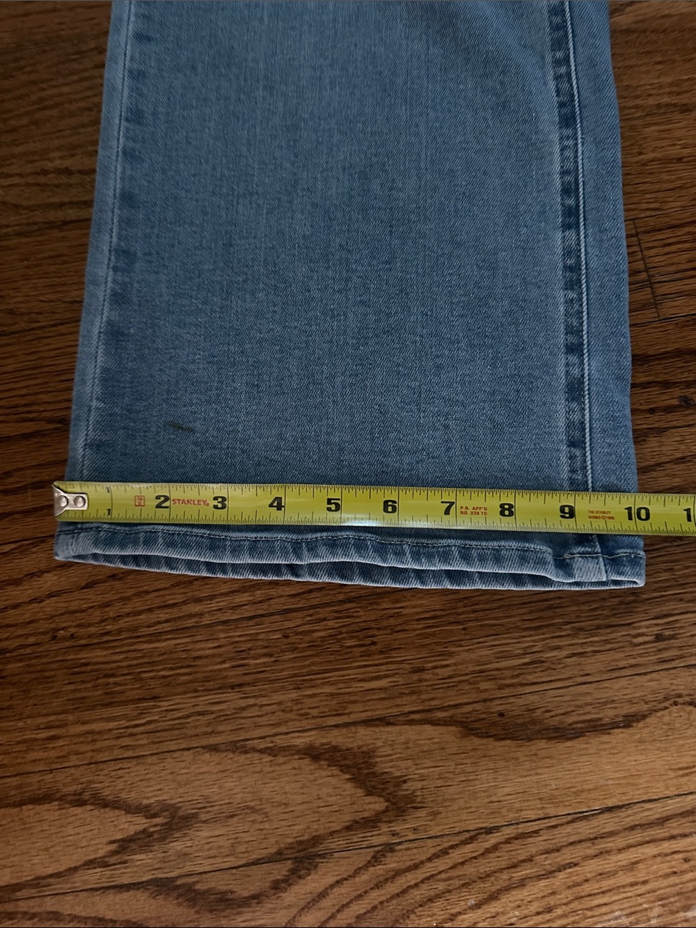 NWOT Quince Bella Stretch Wide-Leg Jeans - Frosted Blue - Size 24 Regular Length - Picture 4 of 15
